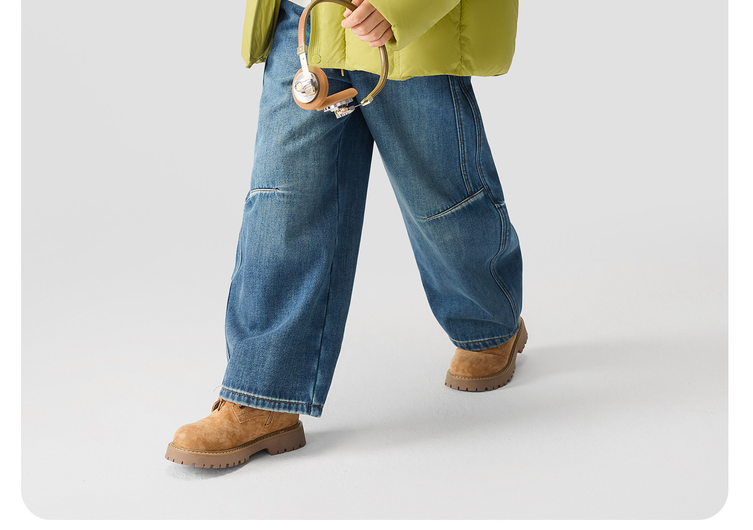 左西童装男童羽绒服冬季保暖2026新款儿童三防蓄热面包服大童外套 — 41