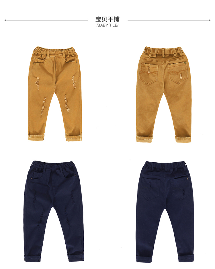 Pantalon garcon ZK163025 en coton - Ref 2054444 Image 45