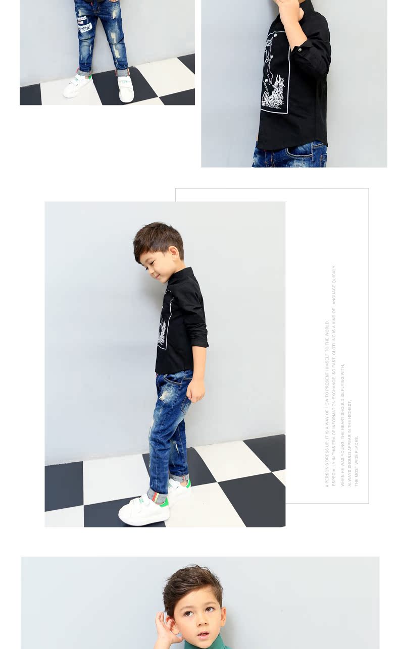 Chemise garcon à manche longue - Ref 2082327 Image 31