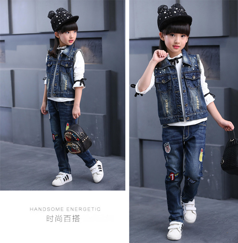 Gilet fille MYKWETU en toile - Ref 2071089 Image 20