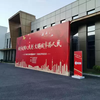 Shanghai Yangqi production 550 black bottom cloth spray painting high precision advertising cloth spray painting 550 spray painting low price promotion