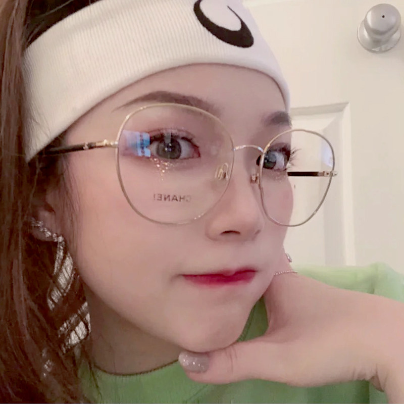 Chanel Chanel glasses frame CH2178 round frame ultra-light metal myopia optical glasses frame men and women with the same style