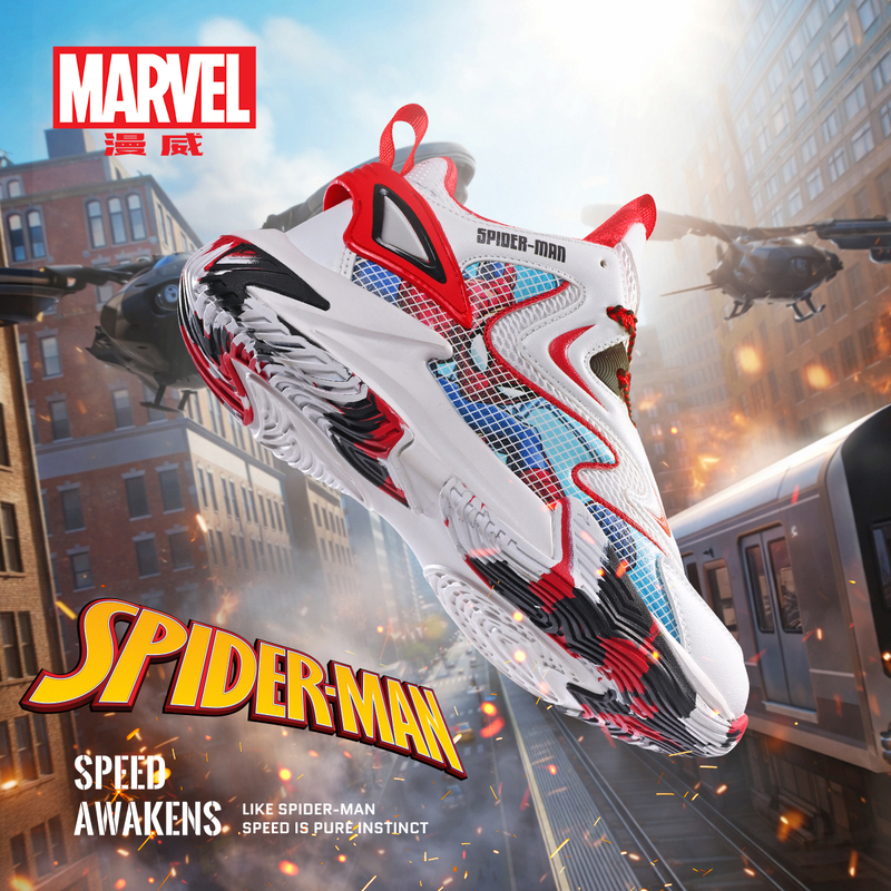 Marvel Children's Shoes Spider-Man Children's Basketball Shoes Boys' Breathable Mesh Sports Shoes for Older Children Professional Practical Sneakers Marvel Children's Shoes Spider-Man Children's Basketball Shoes Boys' Breathable Mesh Sports Shoes for Older Children Professional Practical Sneakers