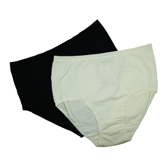 外单纯棉女士高腰三角裤简约时尚舒适MM裤贴身透气棉内裤女
