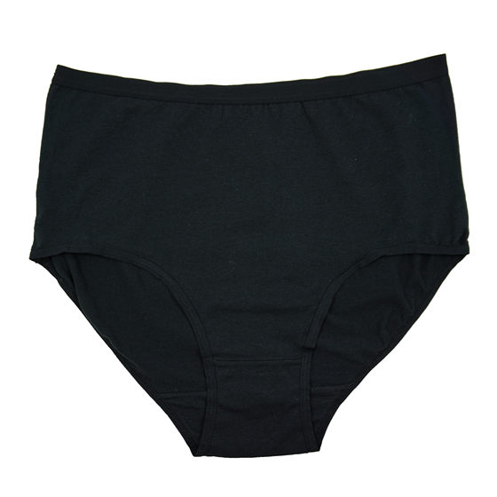 外单纯棉女士高腰三角裤简约时尚舒适MM裤贴身透气棉内裤女