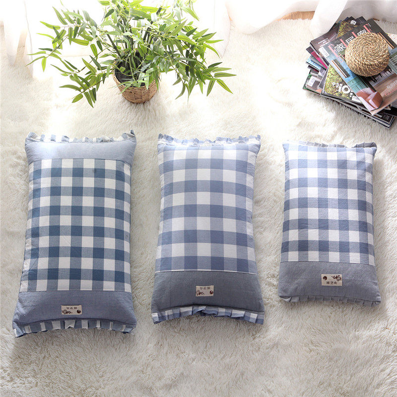 Millet Shell Pillow Pillow Core Washed Cotton Pure Cotton Cover A Pair Of Shots 2 Students Single Double Adult Cervical Pillow Can Be Detachable And Washable