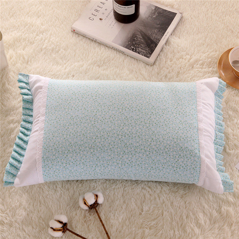 Korean version of the pastoral style square pillow pure cotton cloth full buckwheat shell millet shell washed cloth pillow pillow pillow pillow core