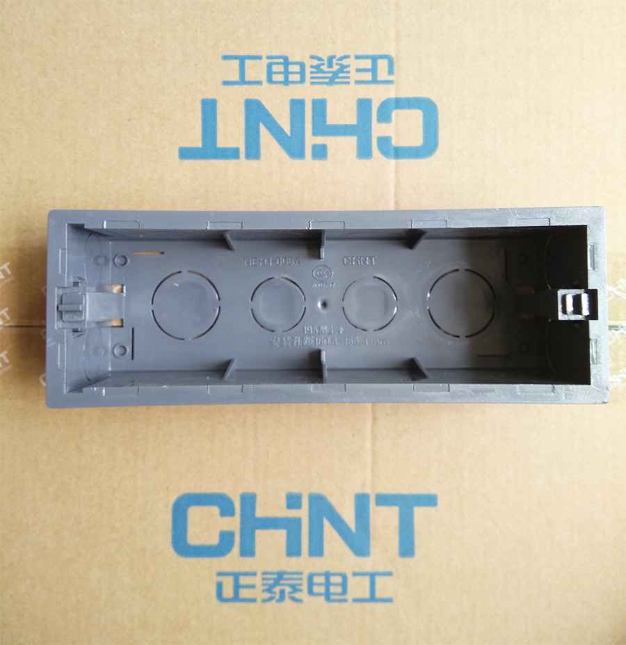 Zhengtai cassette switch socket bottom box 118 large cassette four-position high strength bottom box junction box
