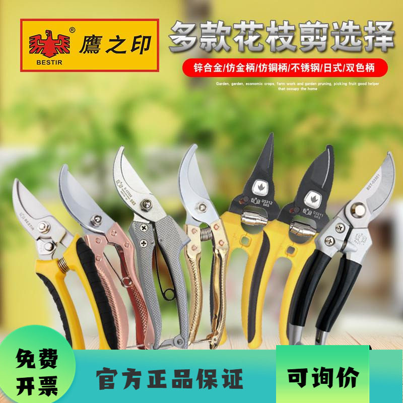 鹰之印 修剪树枝剪刀花枝修剪果枝剪修花剪园林园艺园丁修枝剪刀