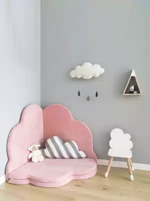 ins Nordic bedside soft bag floor mat petal climbing mat game pad padded multifunctional folding non-slip game mat