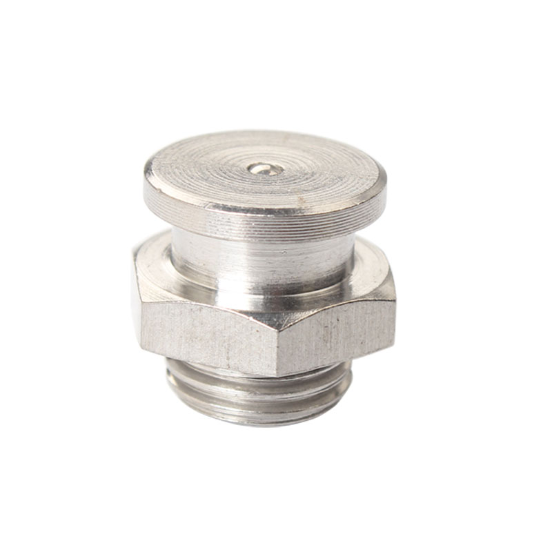 304 stainless steel flat buckle type yellow oil gun head flat oil nozzle hook up oil nozzle flat oil injection flat mouth DIN3404