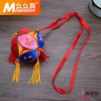 Hydrangea Guangxi Zhuang Jingxi Old State specialty handmade ethnic boutique embroidery Wedding gift foreign VIP 