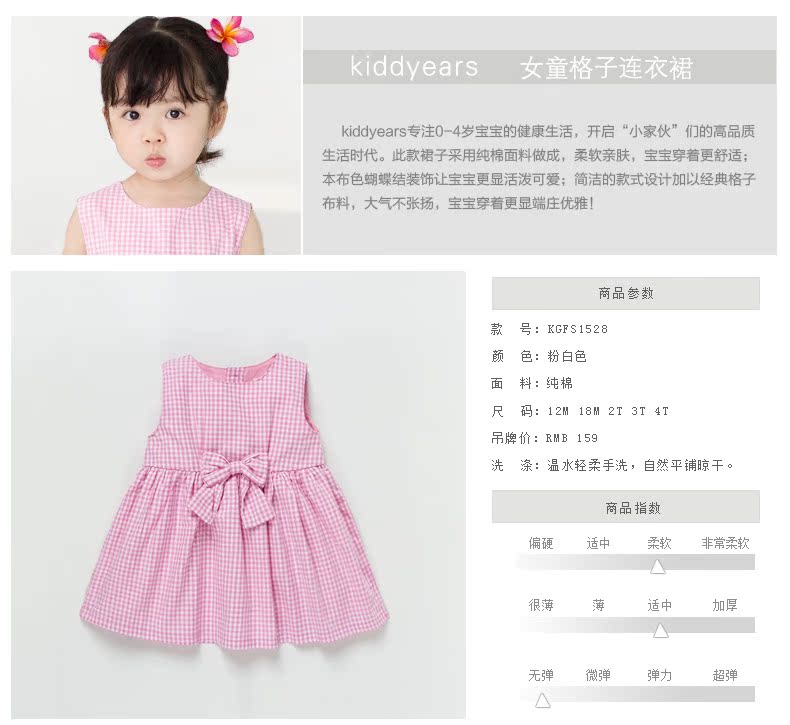 Robes pour fille KIDDYEARS - Ref 2045707 Image 7