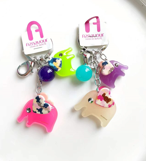 Korean Accessories Aznavour Graindebeaute Cute Keychain Key Ring Bag Pendant
