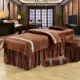 Phong cách châu Âu cao cấp nhung pha lê đẹp giường bao gồm bốn bộ massage thẩm mỹ đơn giản vật lý trị liệu đặc biệt với bộ giường lỗ