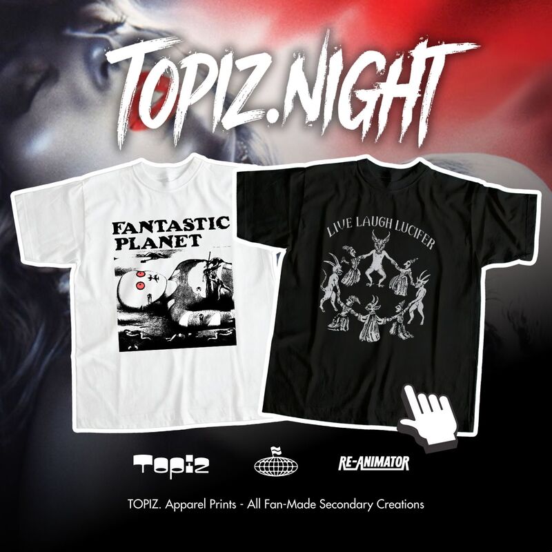 Night Vintage Retro Short-Sleeved T-Shirt for Men and Women, Loose Shoulder Sleeves, Pure Cotton, Horror Movie A24 Fans