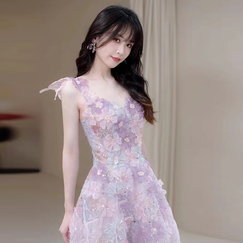 Evening dress, piano, lace wedding dress for bride, skirt, flowered, with embroidery Evening dress, piano, lace wedding dress for bride, skirt, flowered, with embroidery