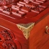 Cổ gỗ hộp long não hộp đám cưới chạm khắc vali gỗ rắn thư pháp hộp của hồi môn đặc biệt lưu trữ hộp gỗ - Cái hộp Cái hộp