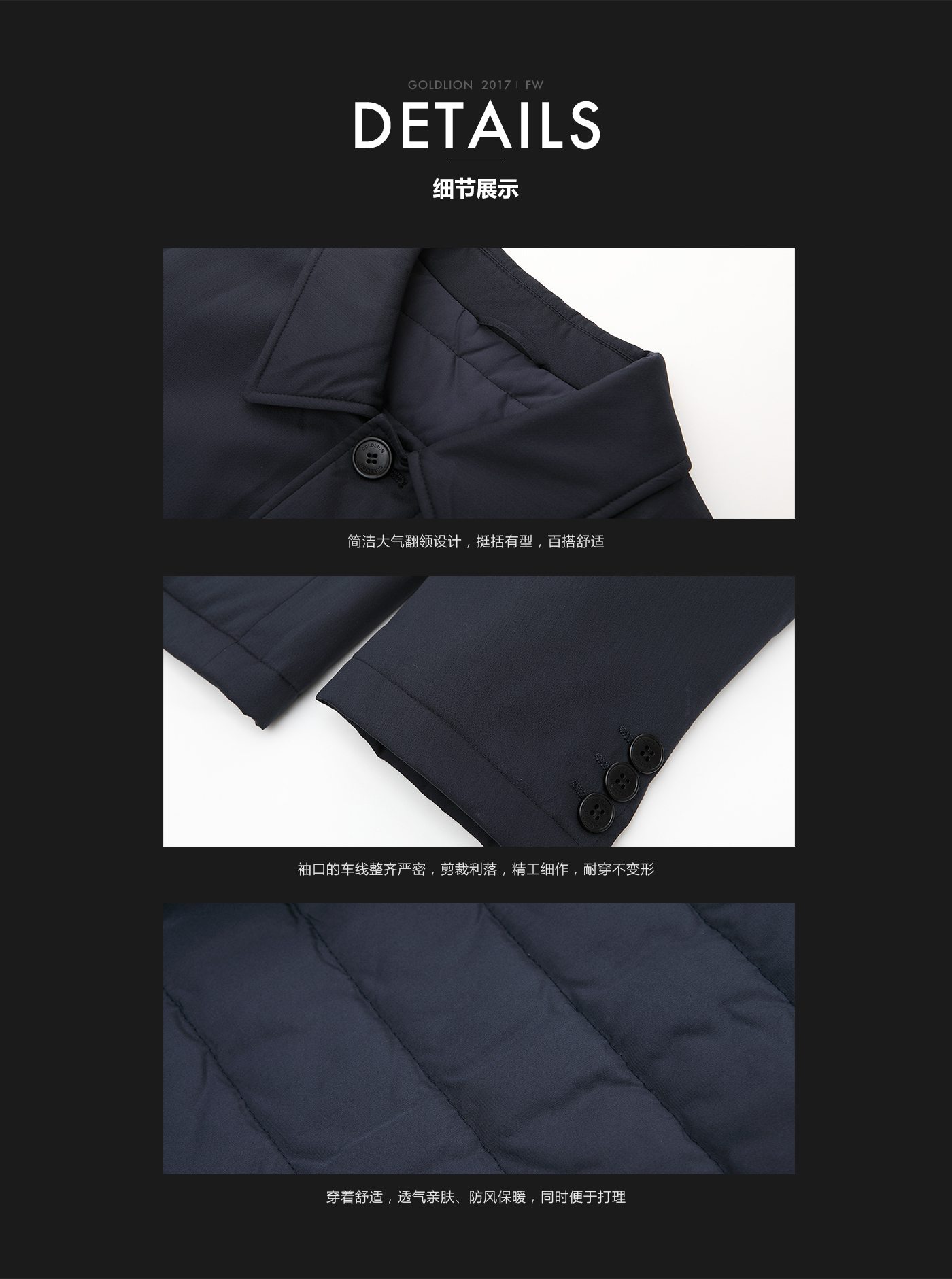 Blouson hiver pour homme GOLDLION    - Ref 3115310 Image 20