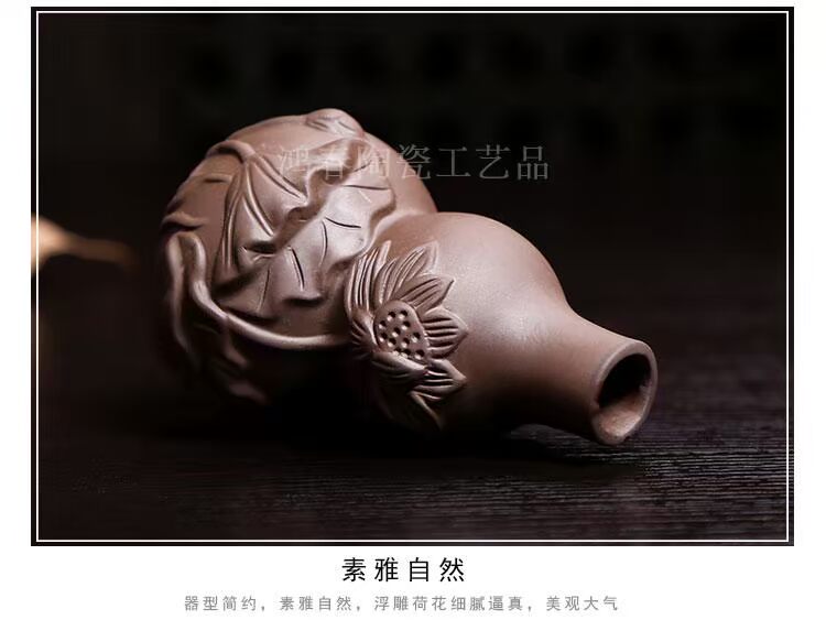 Bình hoa nhỏ bình gốm trang trí phòng khách cắm hoa sáng tạo hoa văn hóa nước đựng bình gốm nhỏ bình sứ - Vase / Bồn hoa & Kệ chậu ghép thông minh
