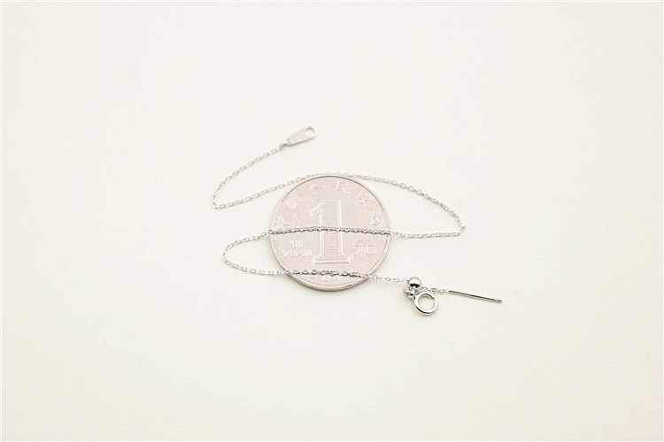 Ai Yin tay làm phụ kiện trang sức s925 sterling bạc tự làm vòng tay handmade vòng chân điều chỉnh chuỗi hạt - Vòng chân lắc chân nữ titan
