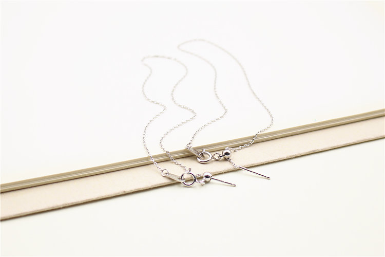 Ai Yin tay làm phụ kiện trang sức s925 sterling bạc tự làm vòng tay handmade vòng chân điều chỉnh chuỗi hạt - Vòng chân lắc chân nữ titan
