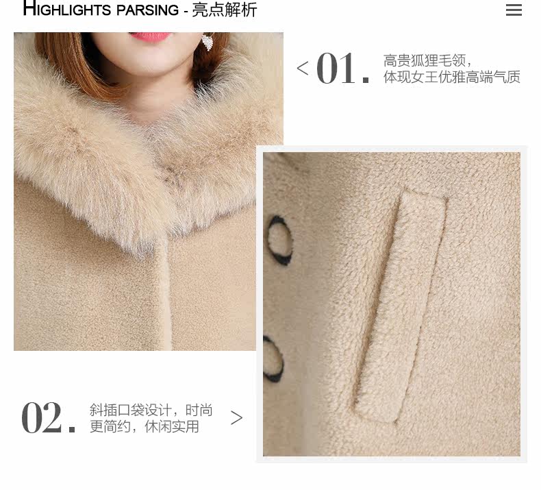 Manteau de fourrure femme OTELL - Ref 3173193 Image 10