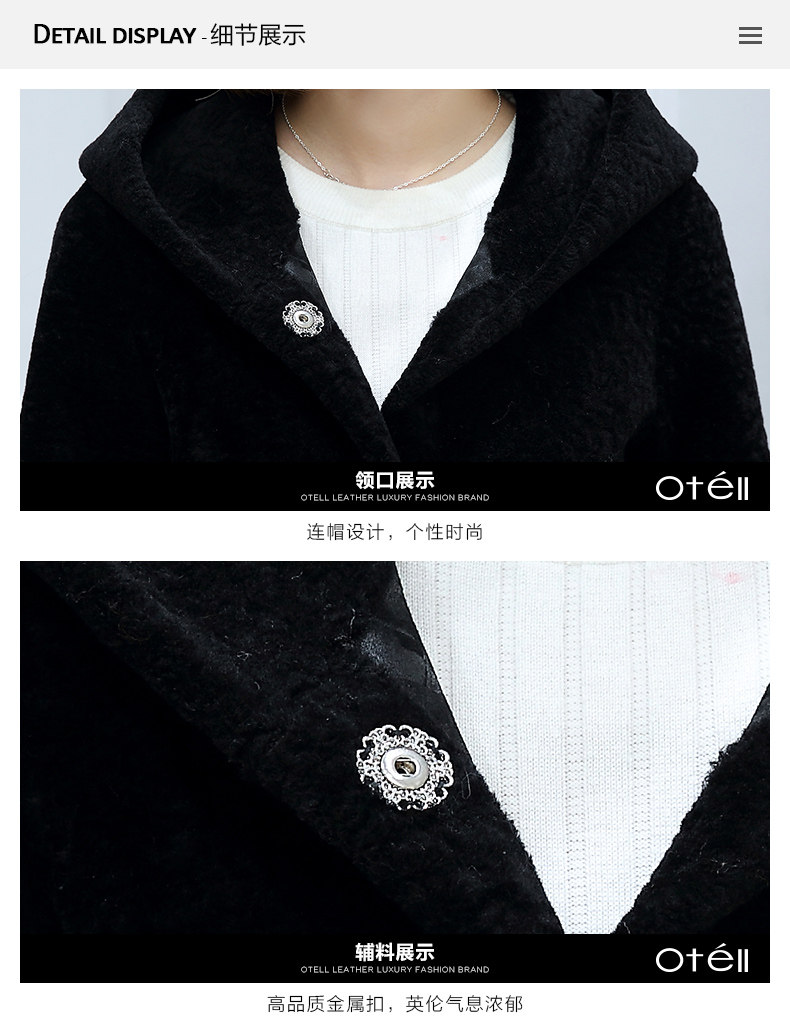 Manteau de fourrure femme OTELL - Ref 3173271 Image 22