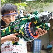 Eat chicken Gakling toy gun m1911 manual soft bullet gun pull M249 large plate chicken big pineapple