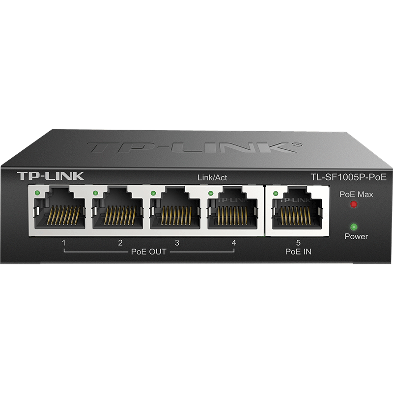 TP-LINK TL-SF1005P-PoE：百兆5口PoE信号中继器，你的网络救星！
