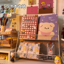Cosmetic Storage Box Table Top Shelf Iron Art Skin Care Products Multilayer Ins of Cosmetic Case Dorm Dormitory Gods