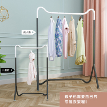 Floor Clotheshorse Creative Cat Ear Iron Art Home Bedroom Hanging Hanger Single Lever Type Containing Rack Indoor Clothing Cap Rack