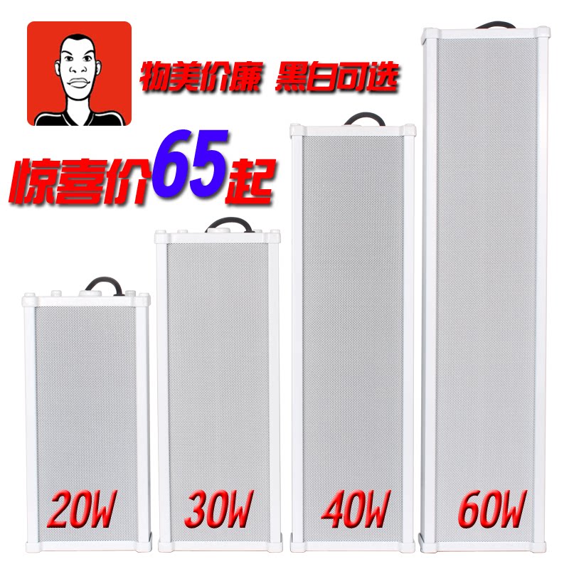 Broadcast Outdoor All-weather Rain-Proof Solid Wall-mounted Horn Square Campus Workshop Station Wall-mounted Sound