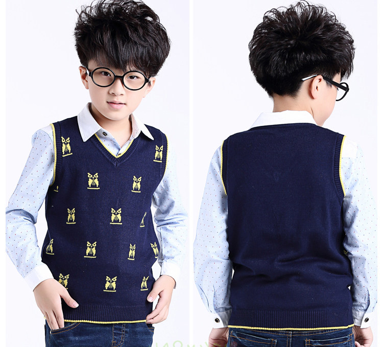 Gilet garcon en cachemire - Ref 2067676 Image 9