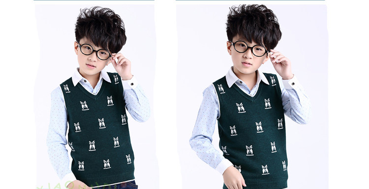 Gilet garcon en cachemire - Ref 2067676 Image 11