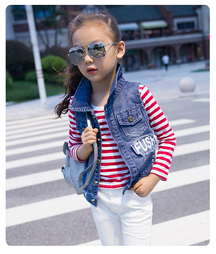 Gilet fille en toile - Ref 2071136 Image 23