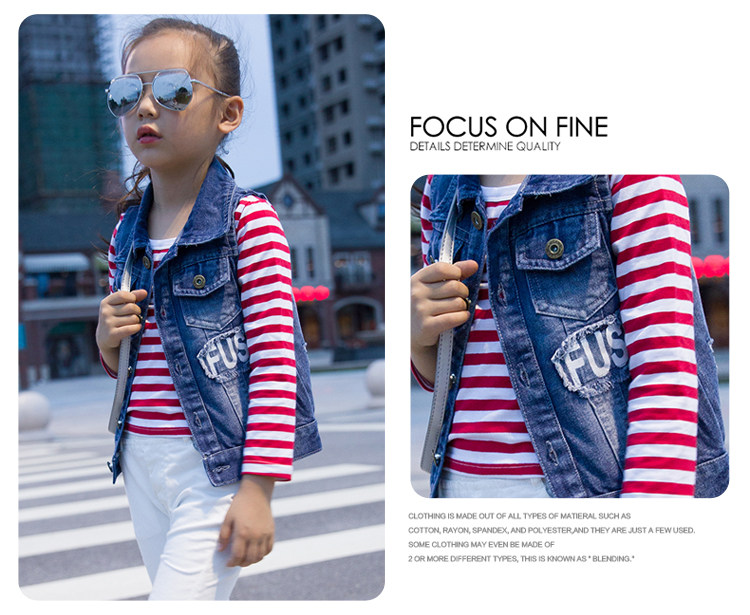 Gilet fille en toile - Ref 2071136 Image 12