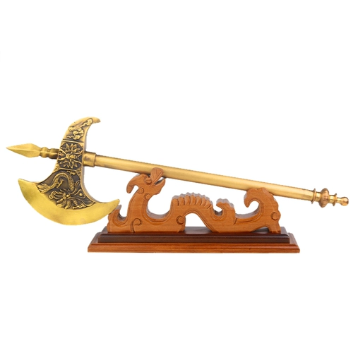 广缘德 Большой латунный топор, украшение для дома, кран Томагавк, домашний орнамент, медные поделки