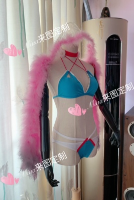 taobao agent [Show] COSPLAY clothing*Azur route*Tyed*swimwear*swimsuit*royal lady on the seaside