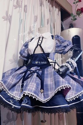 taobao agent [MIMOSA] COSPLAY clothing*Blue route*Daduo*cos*μ soldiers*singing clothes*idols