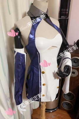 taobao agent [MIMOSA] COSPLAY clothing*COS*Blue route*light cruiser*San Louis*original leather