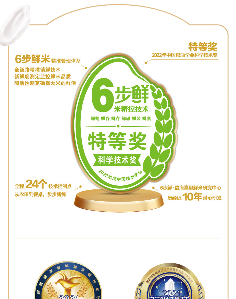 安享好物 安享B级粳米-金龙鱼6步鲜 金域鲜稻五常米 国标 