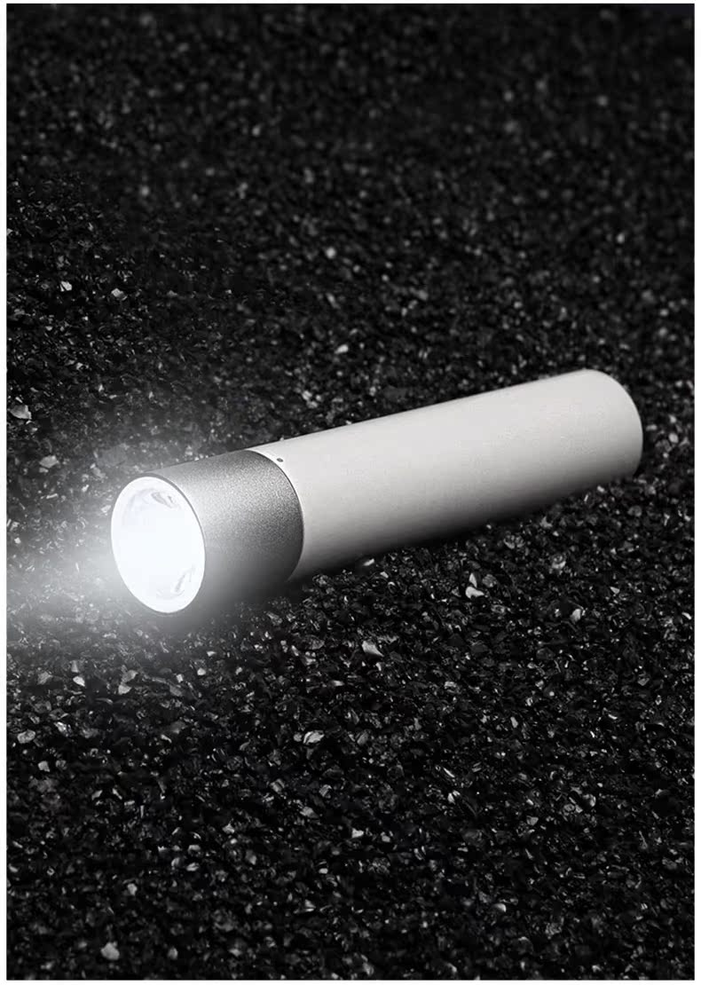 Millet đèn pin cầm tay điện thoại di động nhà xe đạp LED ánh sáng mạnh mẽ độ sáng cao ngoài trời di động tầm xa 11 tốc độ mờ đa chức năng mini USB sạc sạc