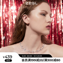ZEGL designer night party series wreath necklace female light luxury niche choker neck chain 2021 New