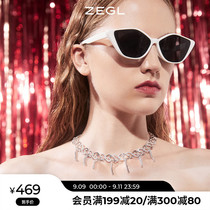 ZEGL designer night party series Love butterfly necklace female temperament tassel choker choker neck chain