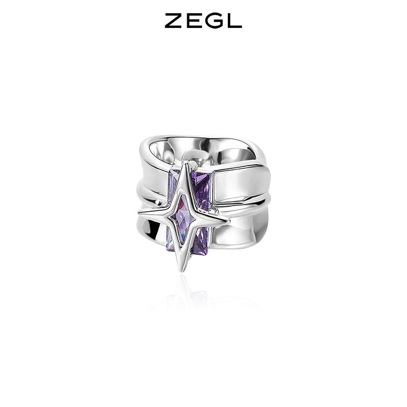 ZEGL designer Star Ear Clamp Female Senior Ear Clamp Ear Ring 2022 New Tide Head-Without Ear Accessories