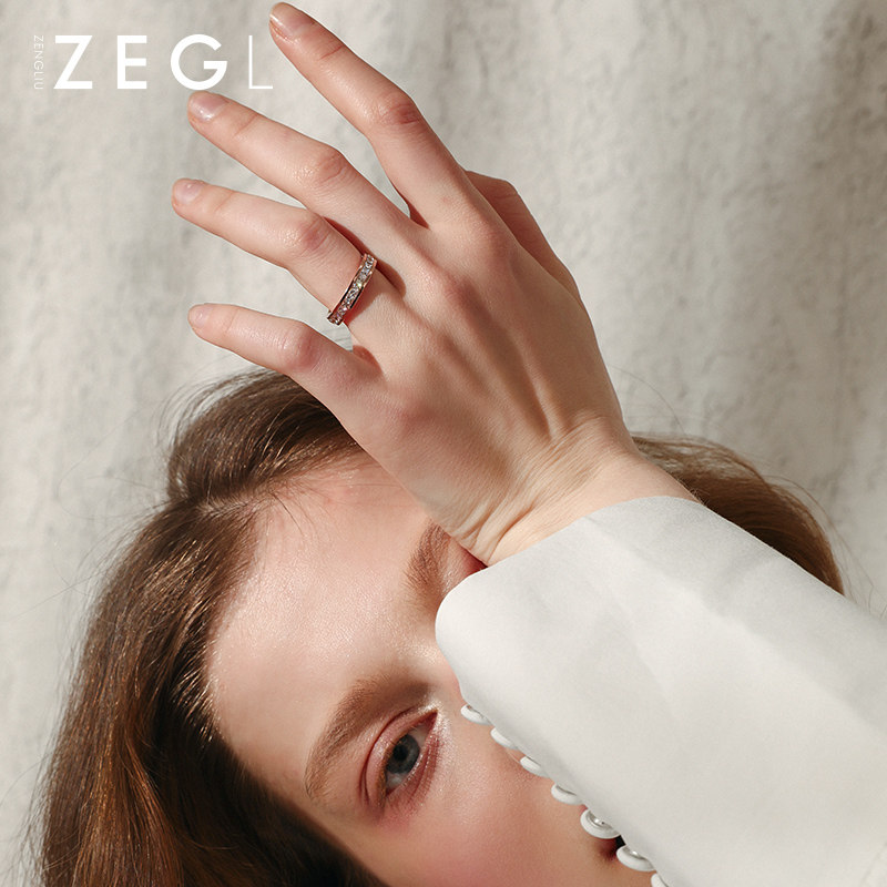 Bague Femme ZENGLIU en Acier au titane - Ref 3088715 Image 3