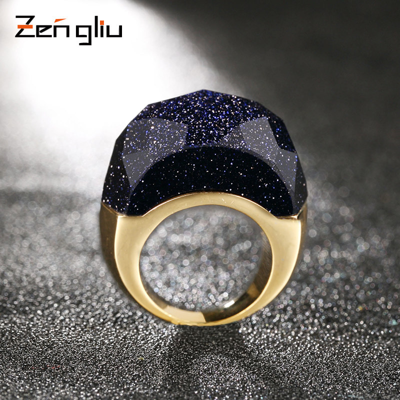 Bague Femme ZENGLIU en Acier au titane - Ref 3087651 Image 4