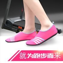 Mens and womens treadmill shoes non-slip driving shoes Breathable soft sole shoes Silent sports shoes Indoor shock absorption yoga fitness