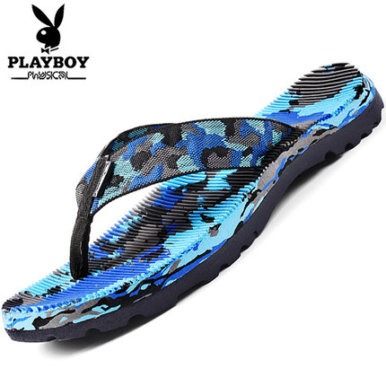 花花公子男士人字拖夏季防滑时尚凉拖夹脚拖鞋男轻质沙滩鞋潮流